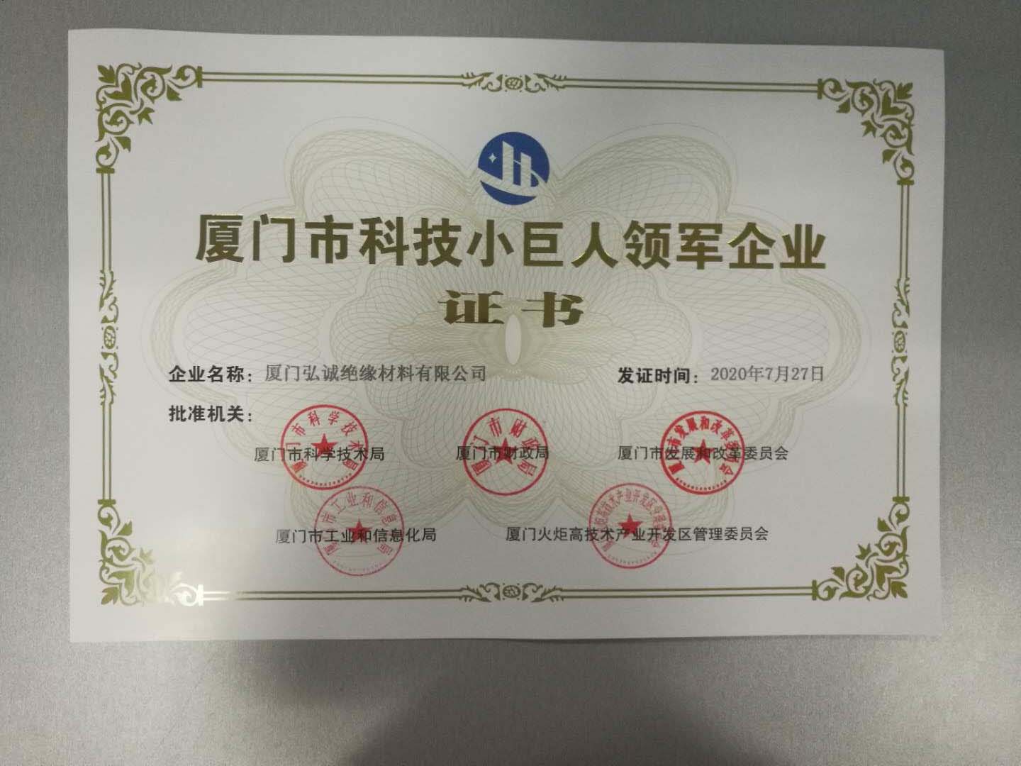 Small giants of science and technology leading enterprises